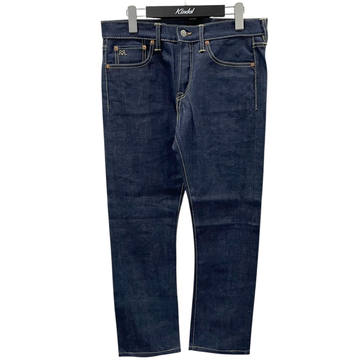 【中古】 RRL デニムパンツ JAPAN WOVEN SELVEDGE DENIM ジャパンウーブン セルビッジデニム インディゴ サイズ:29×34 【070326】(ダブルアールエル)
