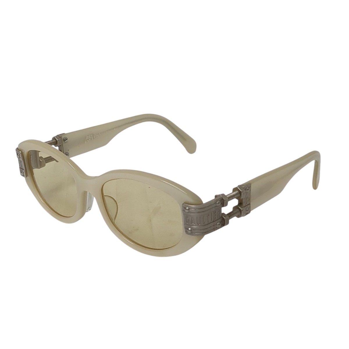 【中古】 Jean Paul GAULTIER　 ボルト型 サングラス ベージュ 【070326】（ジャンポールゴルチェ）