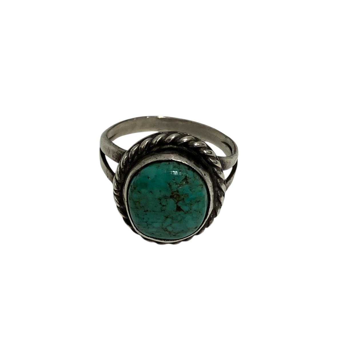 【中古】VINTAGE 輪っか しろがね色×緑であること 【070326】（ヴィンテージ）