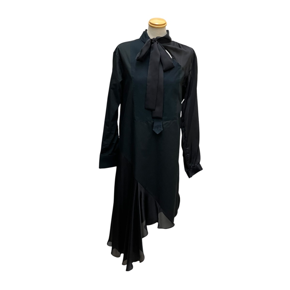 【中古】 sacai　 シャツワンピース 21-05478 ブラック サイズ：1 【070326】（サカイ）