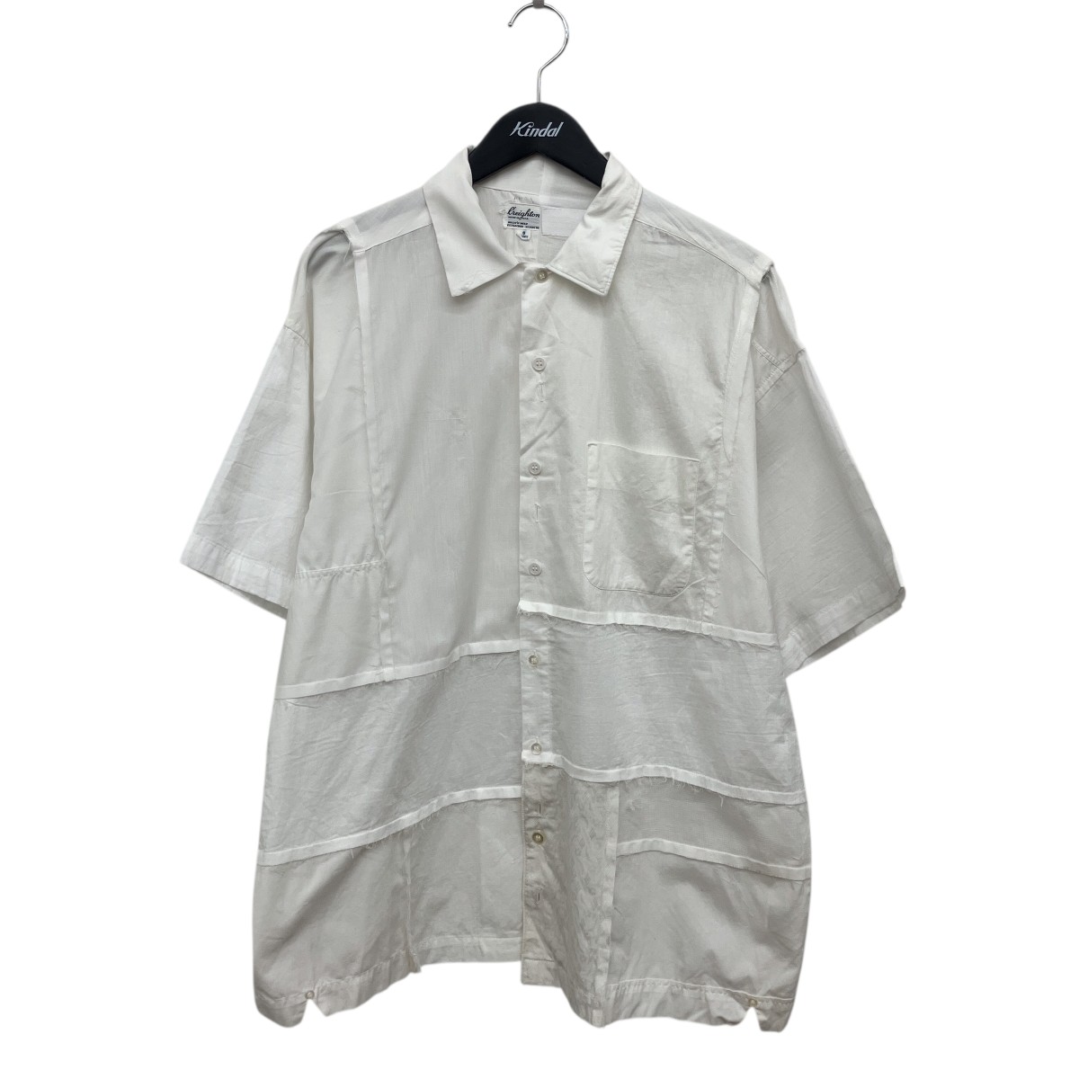 【中古】 CREIGHTON×CHANGES　 半袖シャツ ホワイト サイズ：F 【070326】（クレイトン×チェンジーズ）