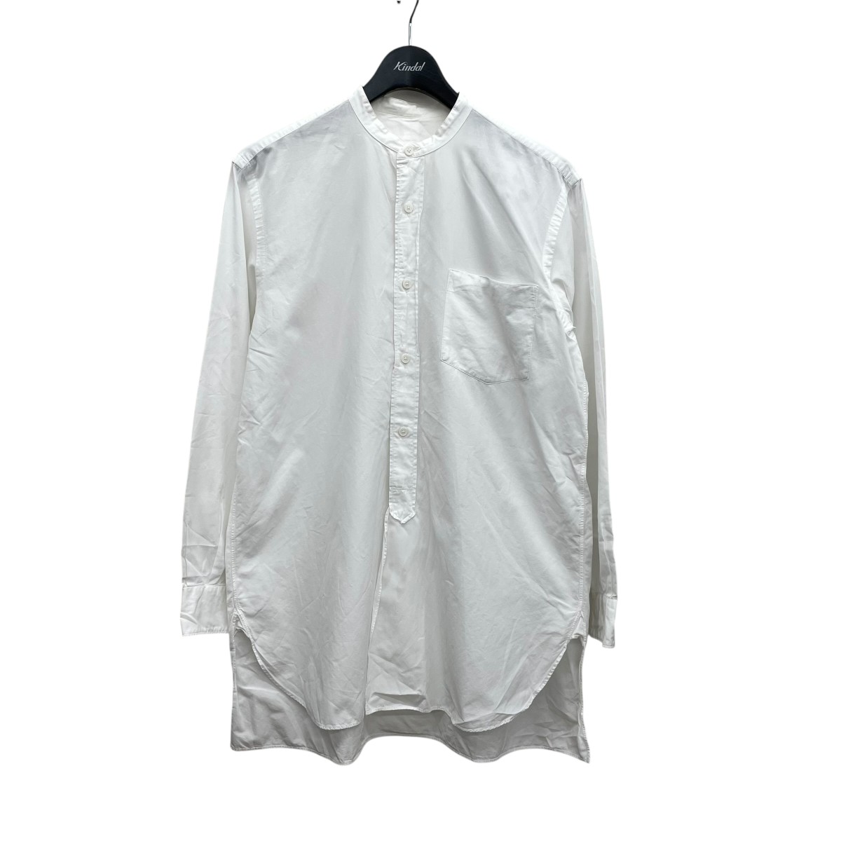 【中古】 COMOLI　 スタンドカラーシャツ 15S-02002 ホワイト サイズ：1 【070326】（コモリ）