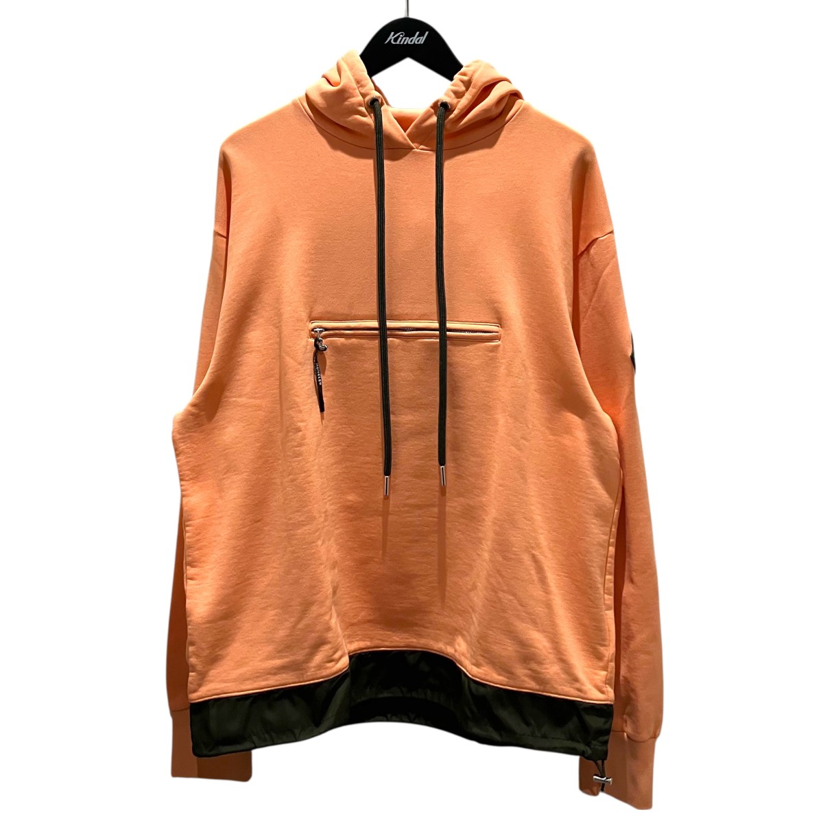 【中古】 MONCLER　 【HOODIE】 フードパーカー H10918G00019 オレンジ サイズ：L 【070326】（モンクレール）