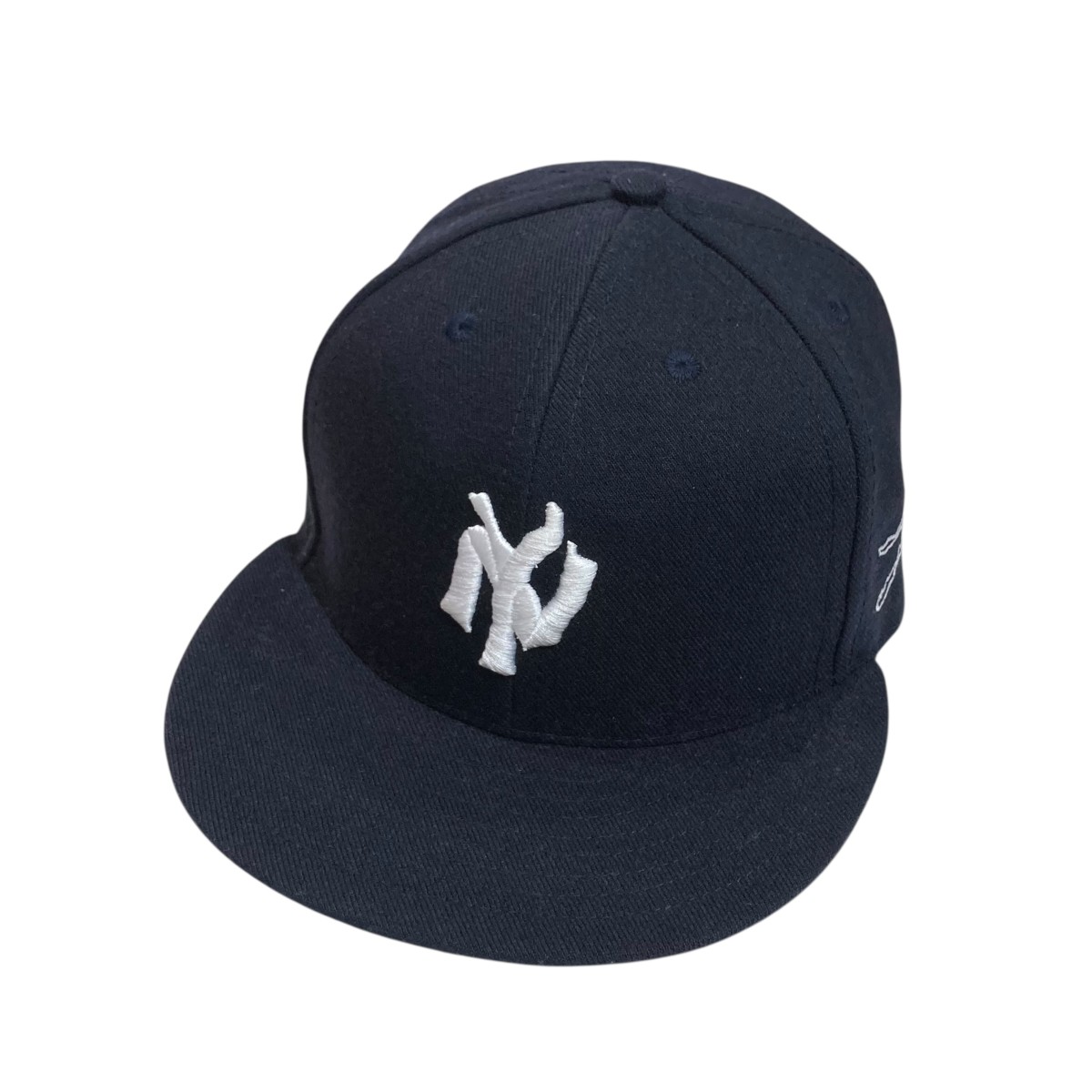 【中古】AKIMBO CLUB×tyrrell winston 25SS キャップ ネイビー サイズ:FREE 【070326】(アキンボクラブ)|ブランド古着のカインドオル