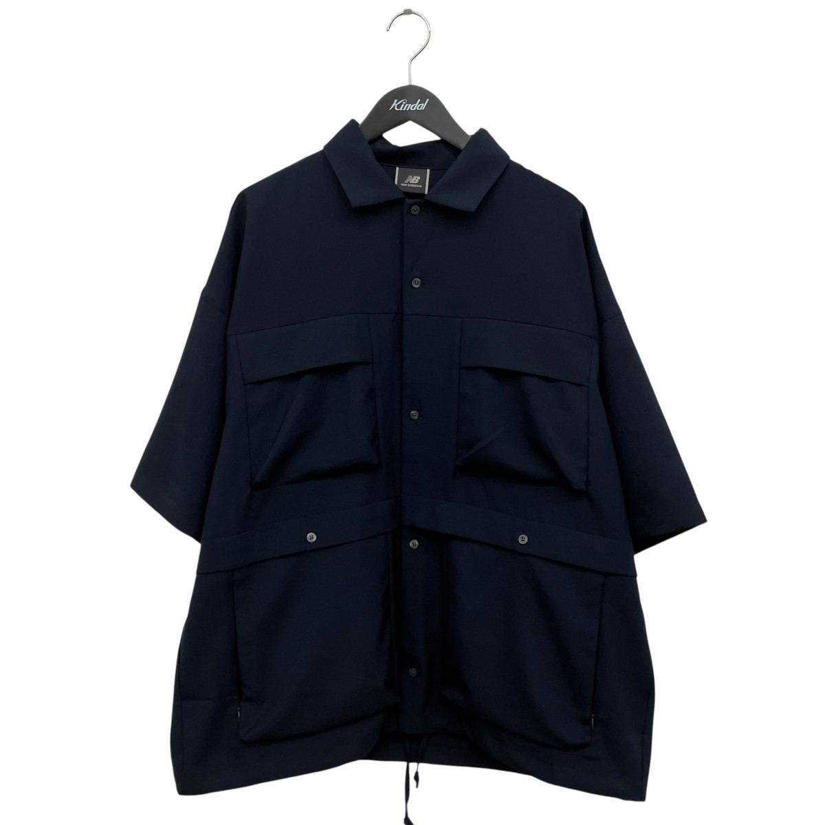 【中古】NEW BALANCE AMT45006 MET24 Open Collar Shirts 半袖プルオーバー 米国海軍 大きさ：XL 【070326】（ニュー平衡にする）