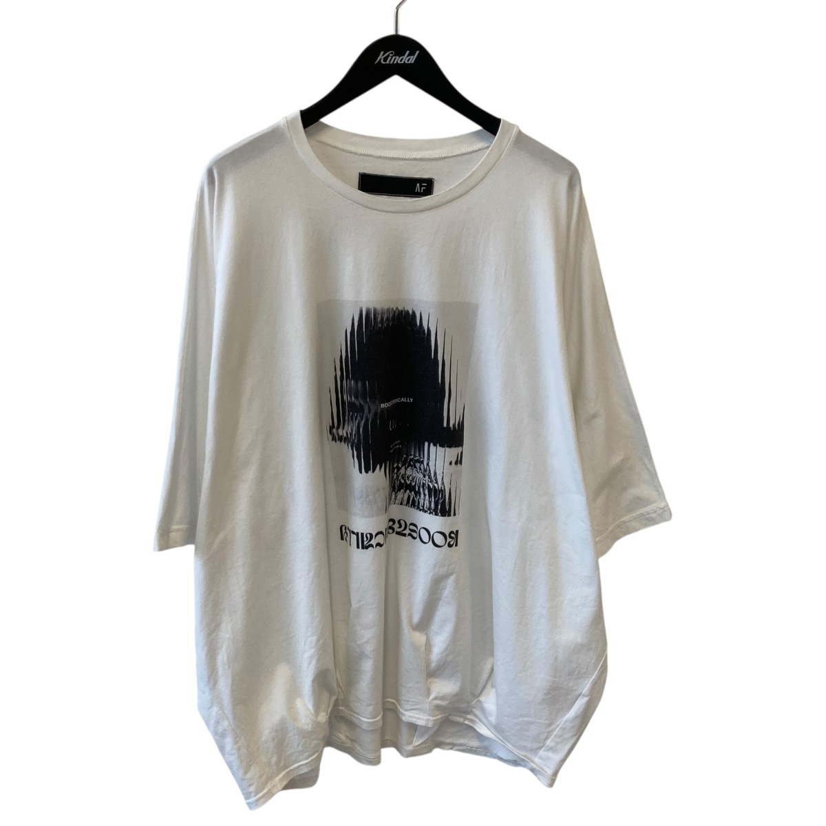 【中古】 A．F ARTEFACT　 TYPE A DOLMAN TEE Tシャツ ag-11114-1 ホワイト サイズ：3 【080326】（エーエフアーティファクト）