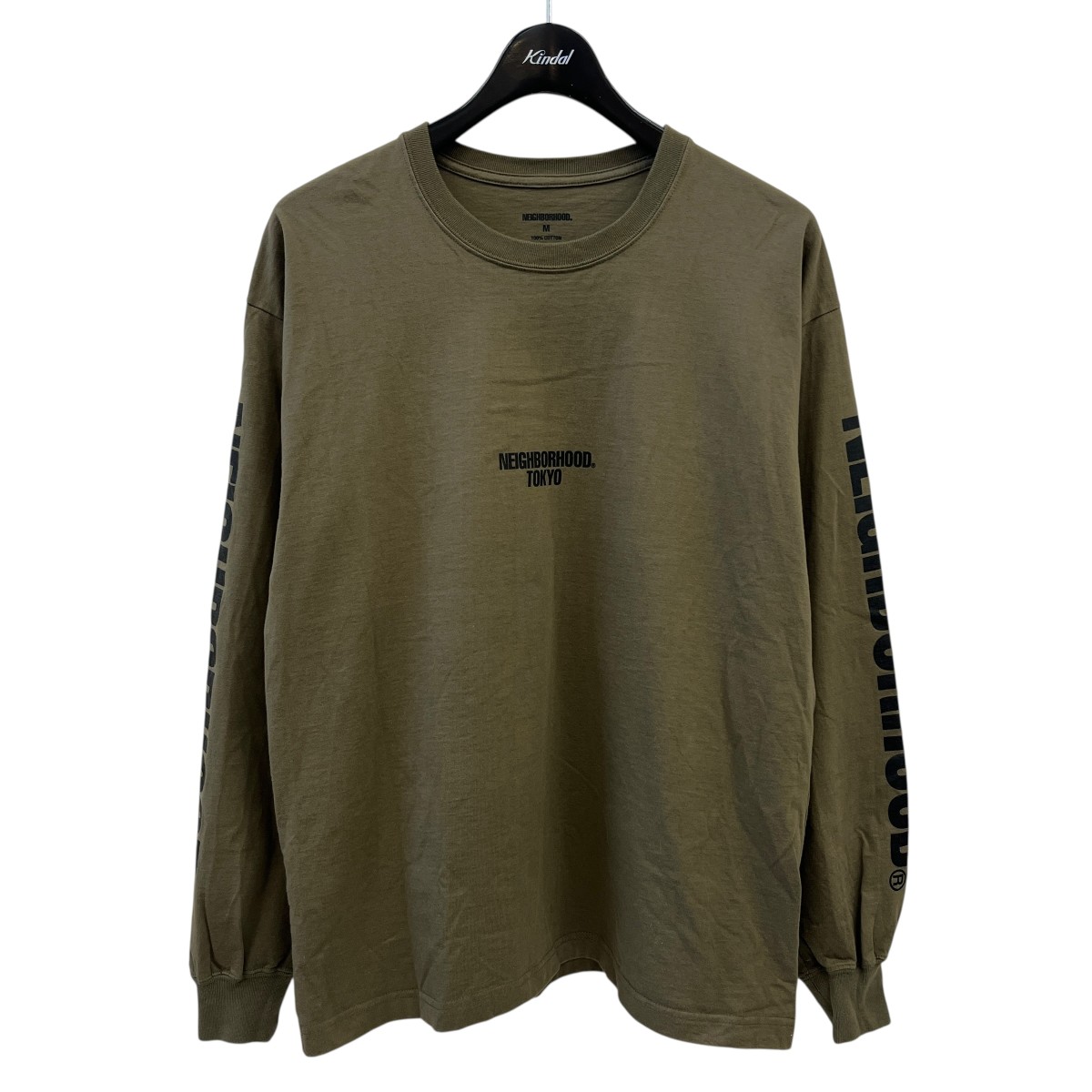 【中古】 NEIGHBORHOOD　 長袖Tシャツ オリーブ サイズ：M 【080326】（ネイバーフッド）