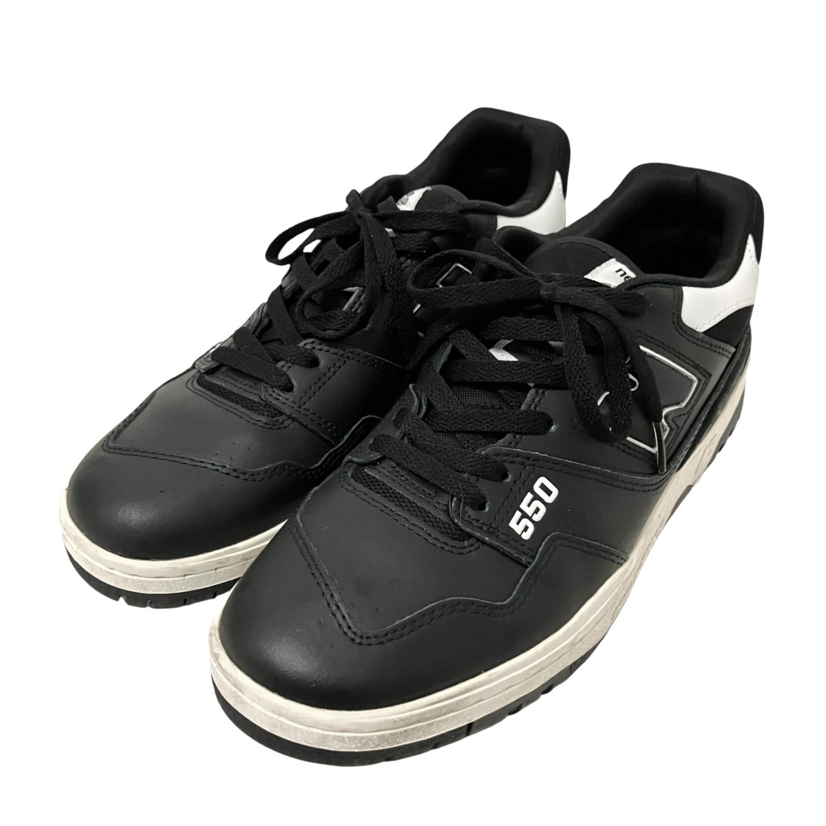 【中古】 NEW BALANCE×COMME des GARCONS HOMME　 ローカットスニーカー BB550CDH ブラック サイズ：28cm 【080326】（ニューバランス×コムデギャルソンオム）