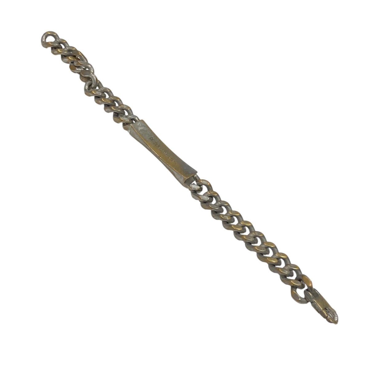 【中古】 MM6 Maison Margiela　 リバースロゴIDチェーンブレスレット シルバー サイズ：FREE 【080326】（マルタンマルジェラ）