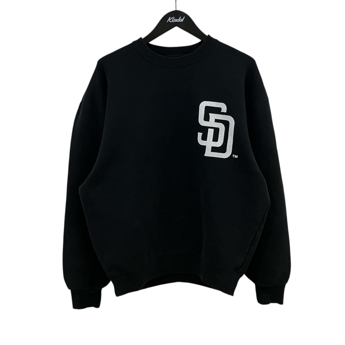 【中古】\u003cBR\u003eRon Herman×MLB\u003cBR\u003eサンディエゴパドレスダメージ 流汗 ティーシャツ 4320900174 黒いこと 大きさ：S\u003cBR\u003e【必要経費思いかえす】