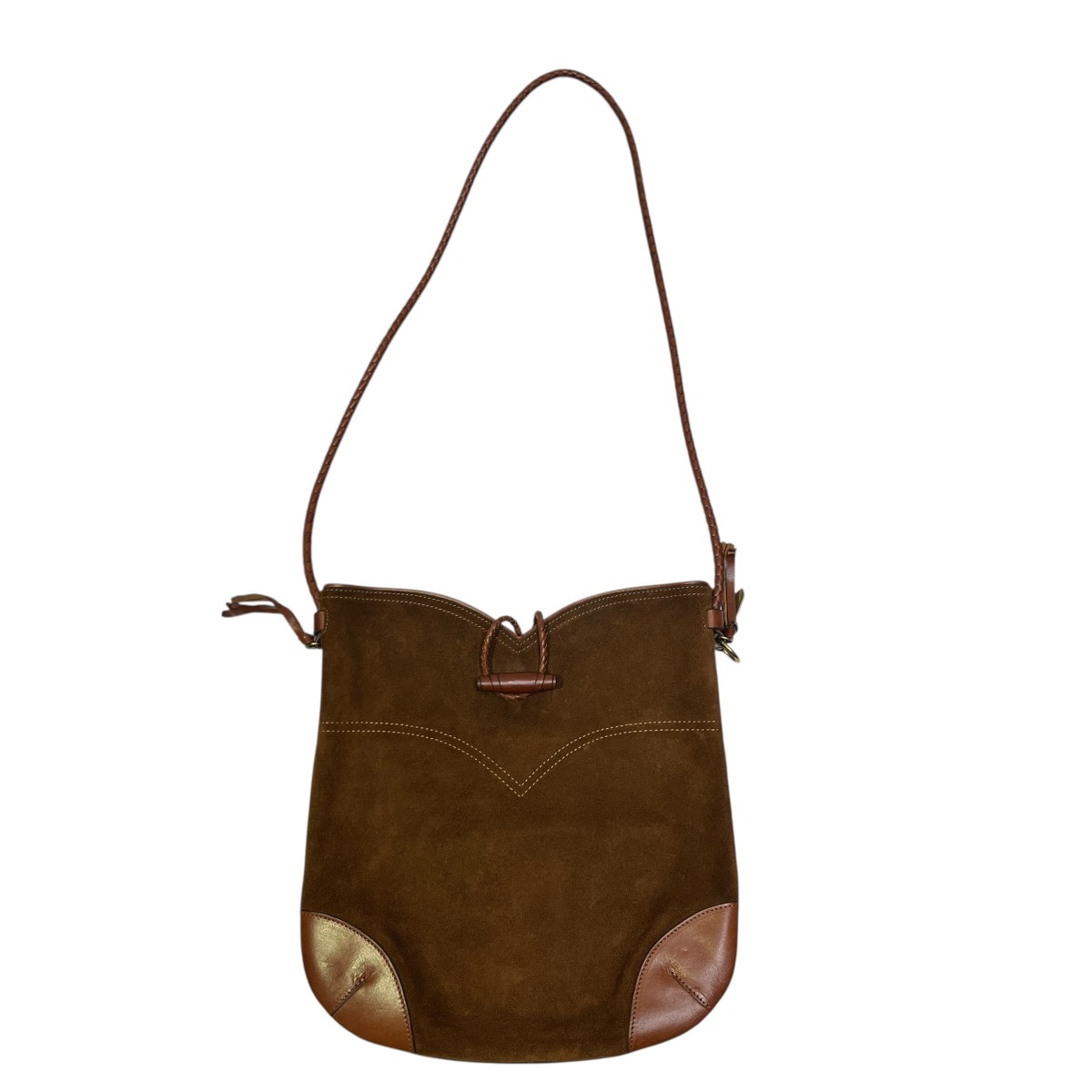 【中古】 ISABEL MARANT　 スエードショルダーバッグ ブラウン 【080326】（イザベルマラン）