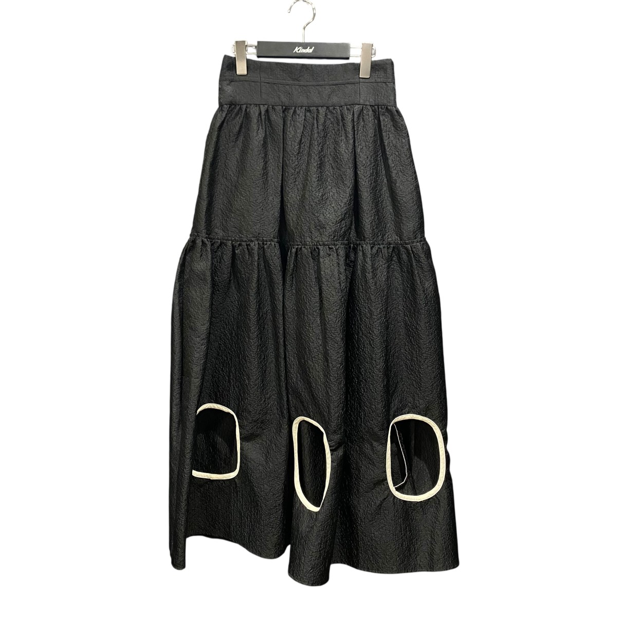 【中古】 MAISON SPECIAL　 ヘムホール2WAYボリュームスカート 21221265204 ブラック サイズ：F 【080326】（メゾンスペシャル）