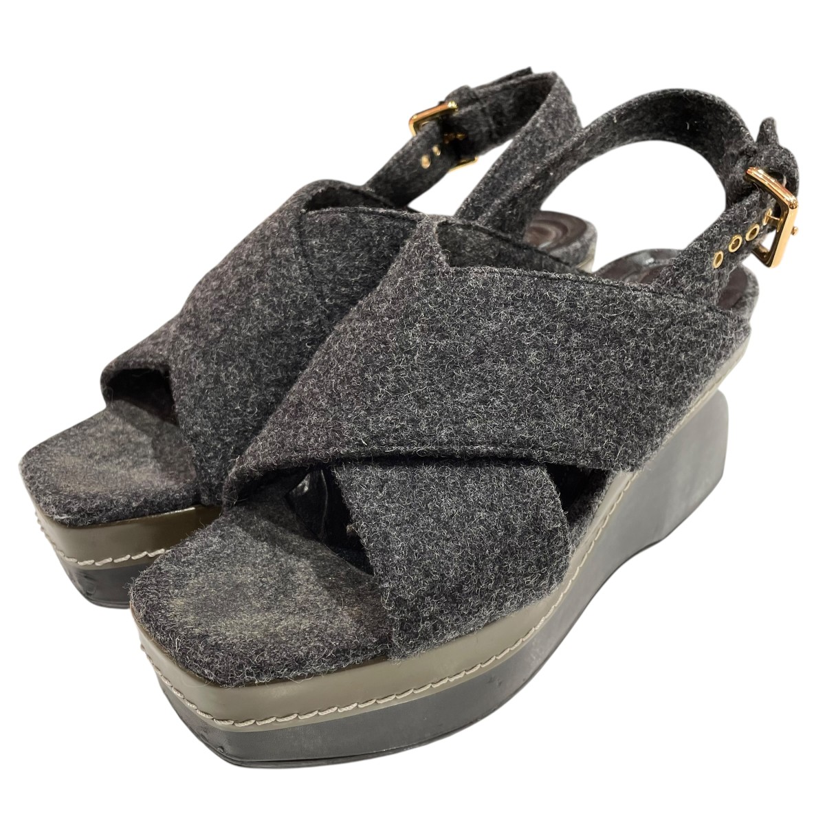 【中古】 MARNI サンダル グレー サイズ：不明 【価格見直し】
