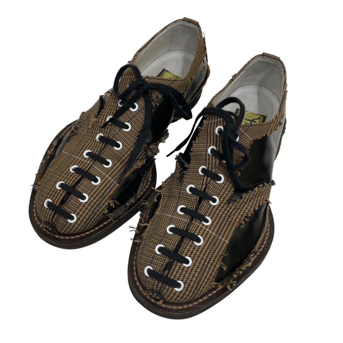 【中古】 Nemeth　 ヒラメ靴 レザーシューズ ブラウン サイズ：26cm 【080326】（ネメス）