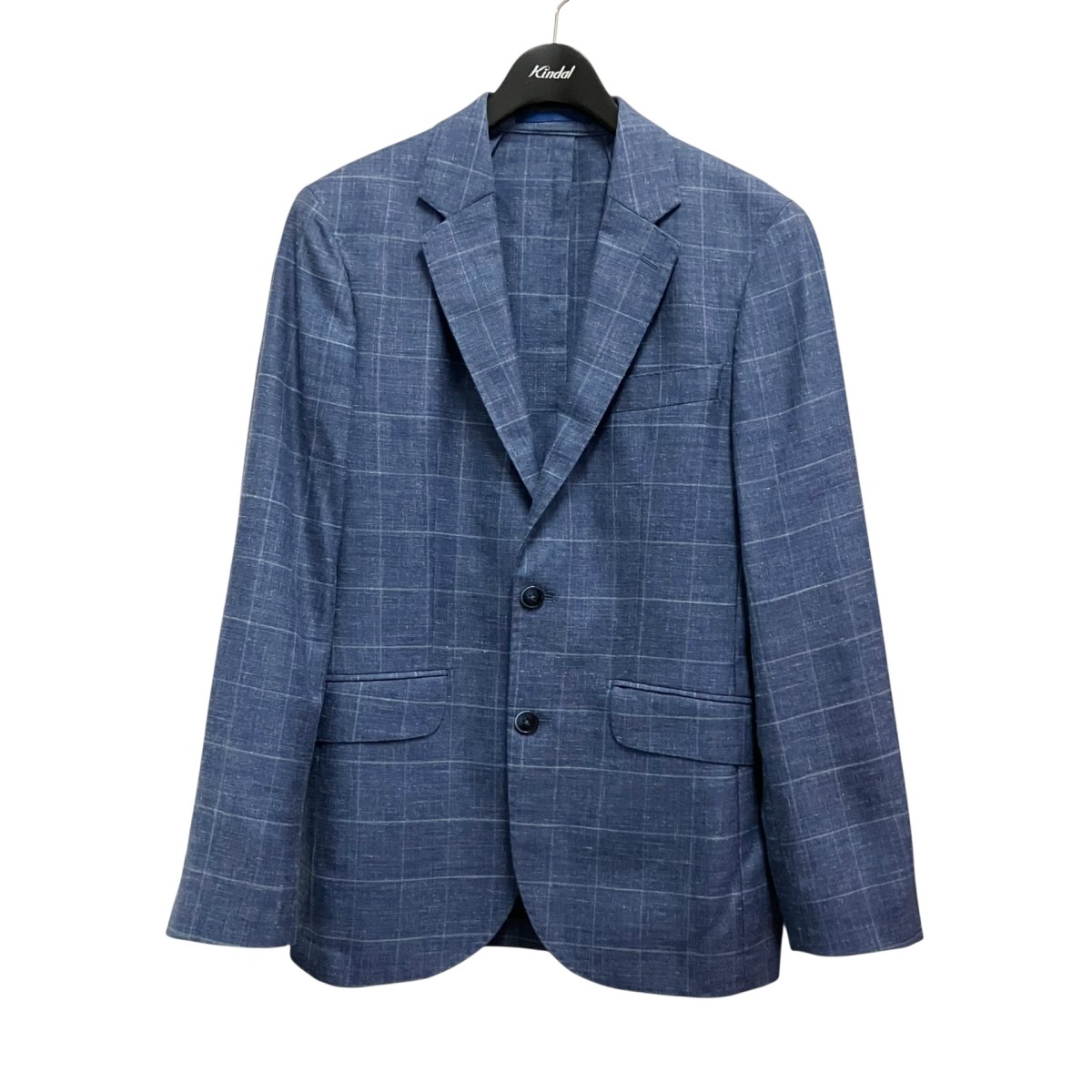 【中古】 HACKETT　 シルク混テーラードジャケット HM442979 ブルー サイズ：36 【090326】（ハケット）