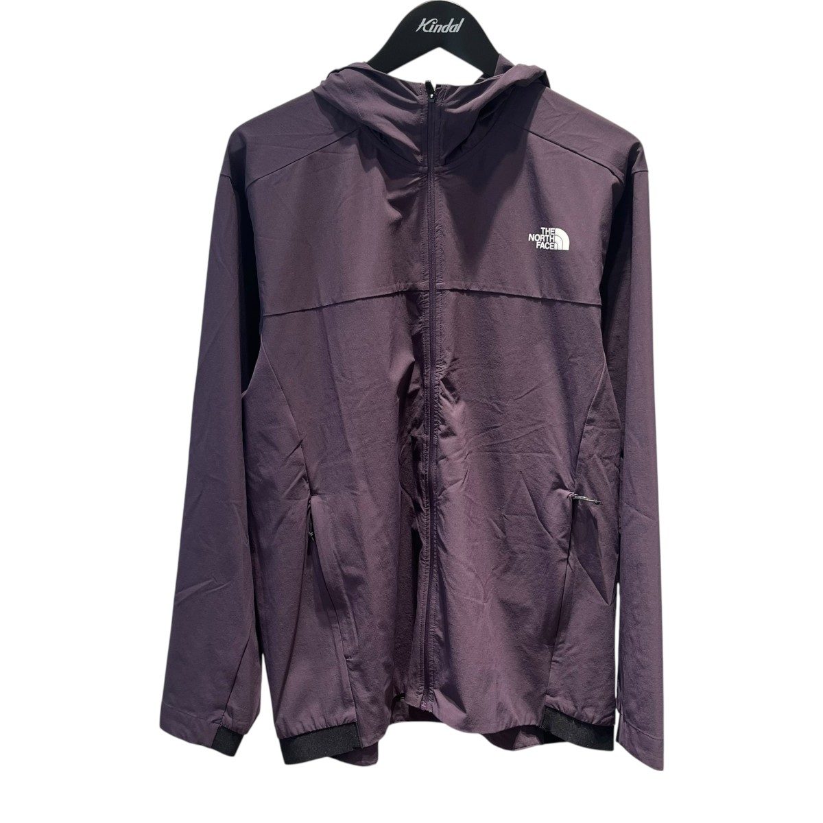 【中古】 THE NORTH FACE　 Flexible Hoodie ナイロンジップパーカー NP22581 パープル サイズ：L 【090326】（ザノースフェイス）