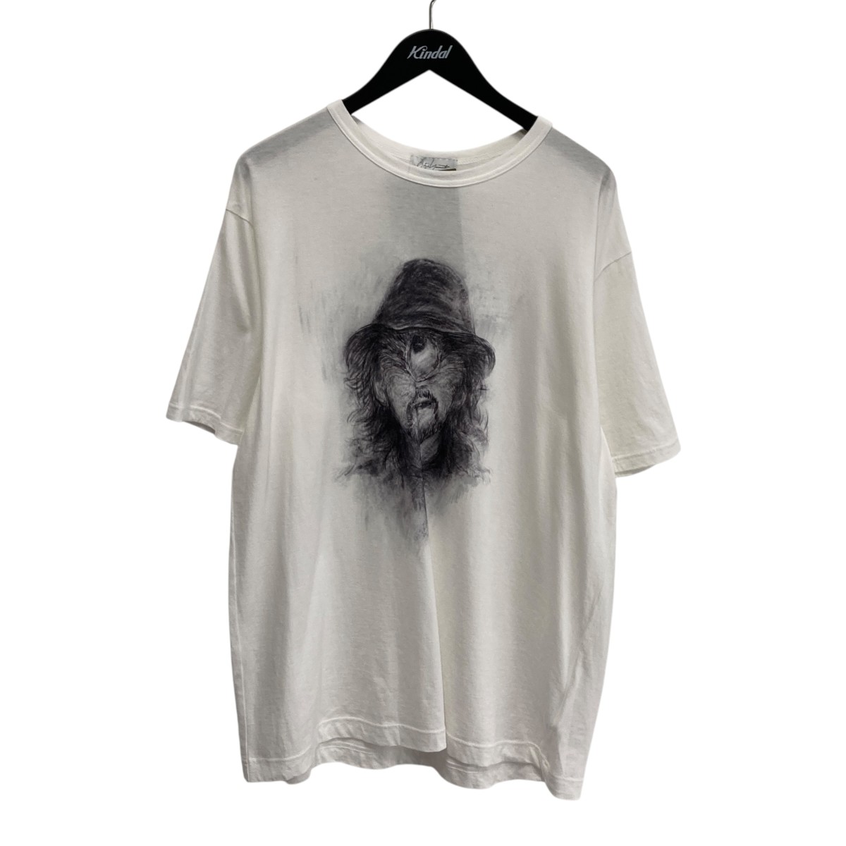 【中古】 Yohji Yamamoto pour homme　 25AW Tシャツ HL-T93-992 ホワイト サイズ：3 【100326】（ヨウジヤマモトプールオム）