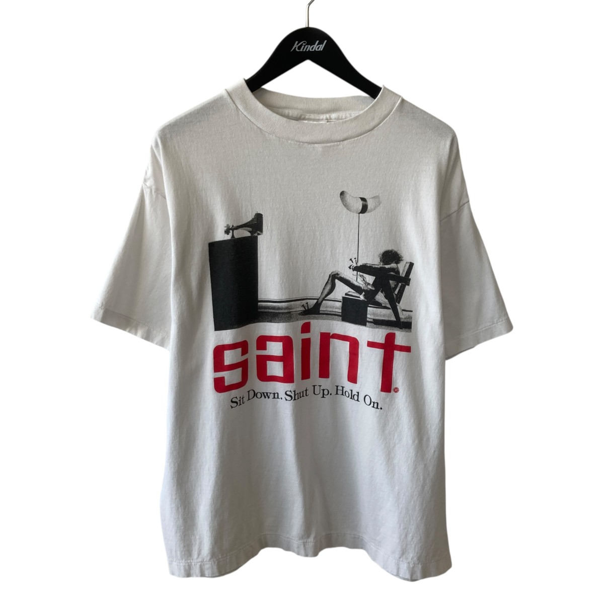 【中古】\u003cBR\u003eSAINT MICHAEL\u003cBR\u003e25SS SS TEE／SAINT プルオーバー SM-HR8-0000-022 白いこと 大きさ：L\u003cBR\u003e【通貨価値思いなおす】
