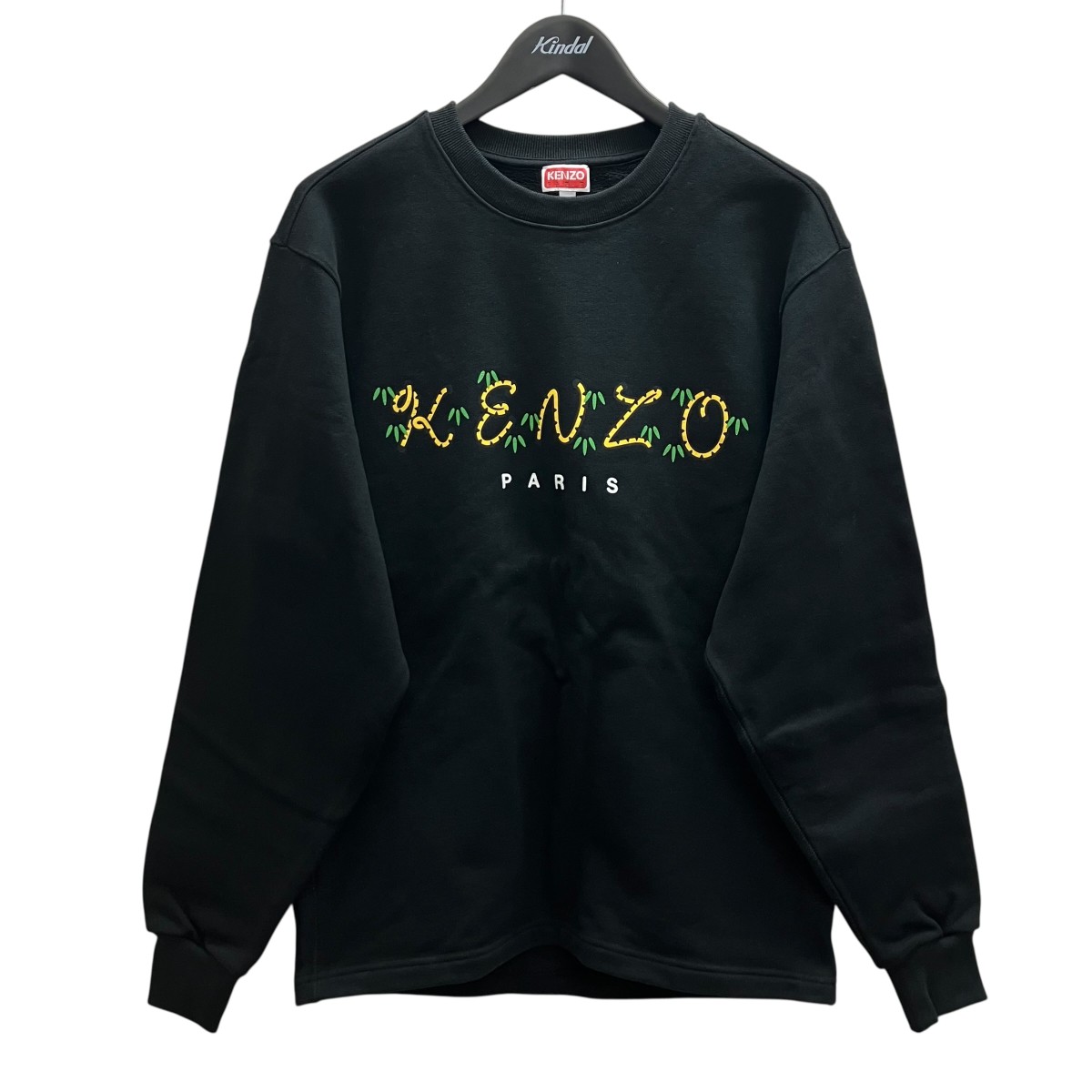 【中古】\u003cBR\u003eKENZO\u003cBR\u003eプリントスウェット 黒いこと 大いさ：M\u003cBR\u003e【必要経費思いなおす】 トップス-スウェット・トレーナー-メンズファッション