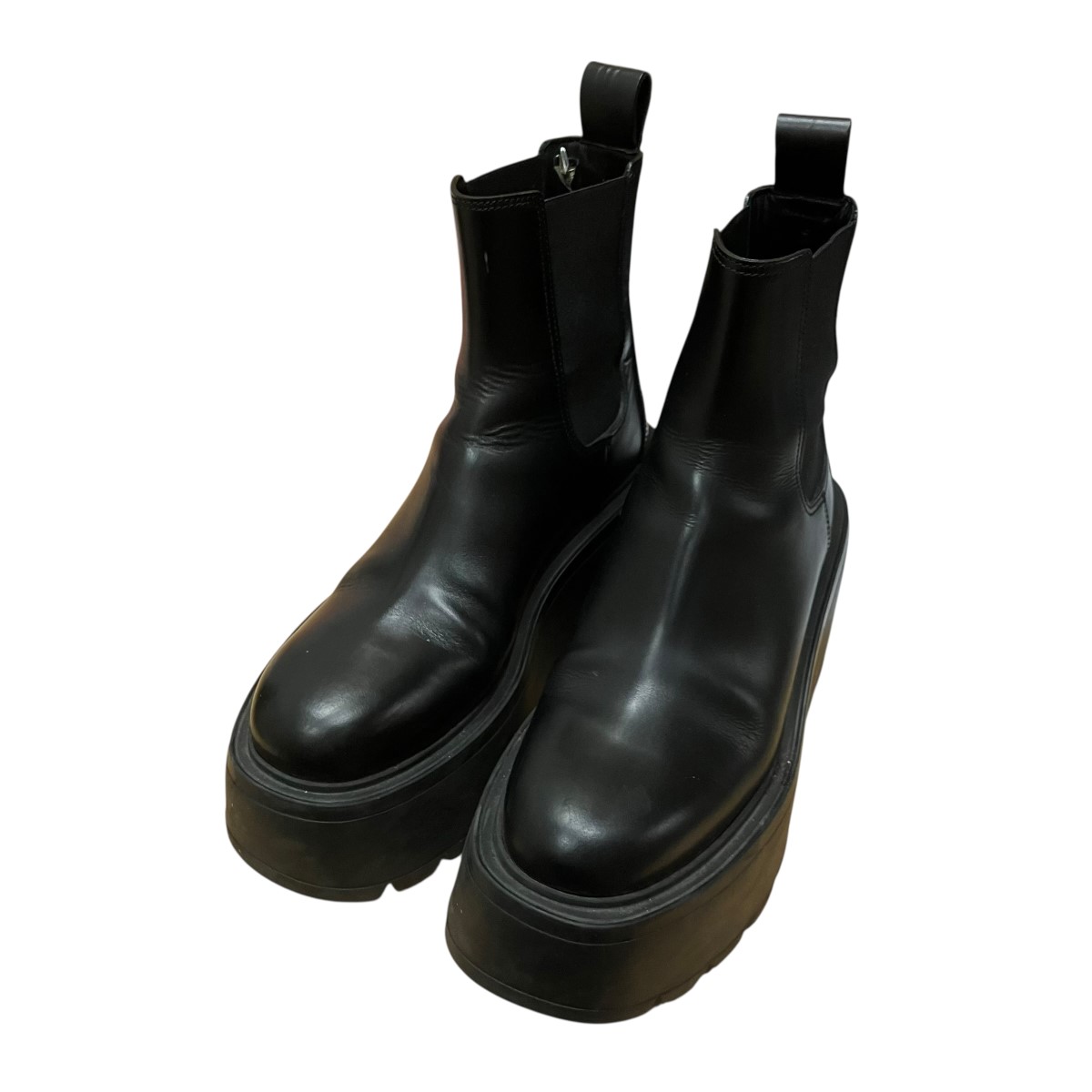 【中古】 VALENTINO GARAVANI　 ヒールロゴサイドゴアブーツ ブラック サイズ：36 【100326】（ヴァレンティノ・ガラヴァーニ）