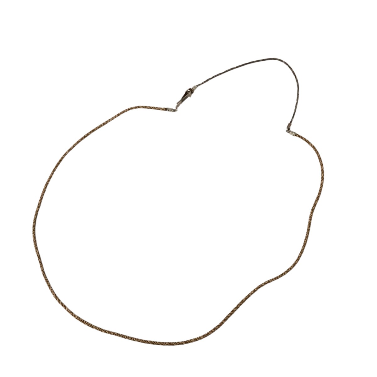 【中古】iolom Silk Code Bracelet(&Necklace) ブレスレット ネックレス ベージュxシルバー 【110326】(イオロム)|ブランド古着のカインドオル