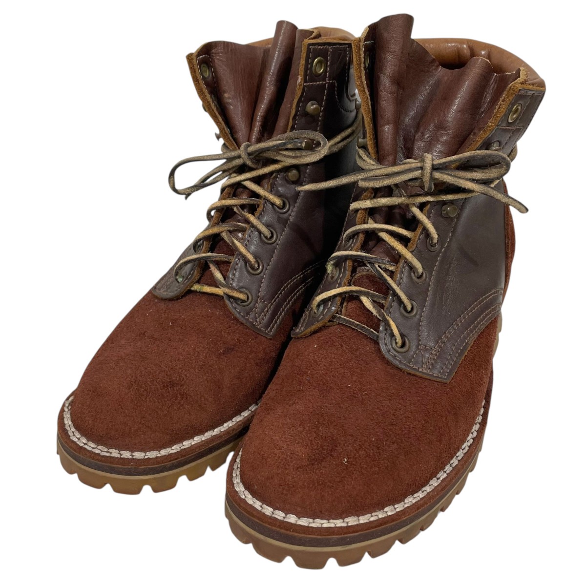 【中古】 Nicks Handmade Boots　 レザーブーツ ブラウン サイズ：7 【100326】（ニックス ハンドメイド ブーツ）