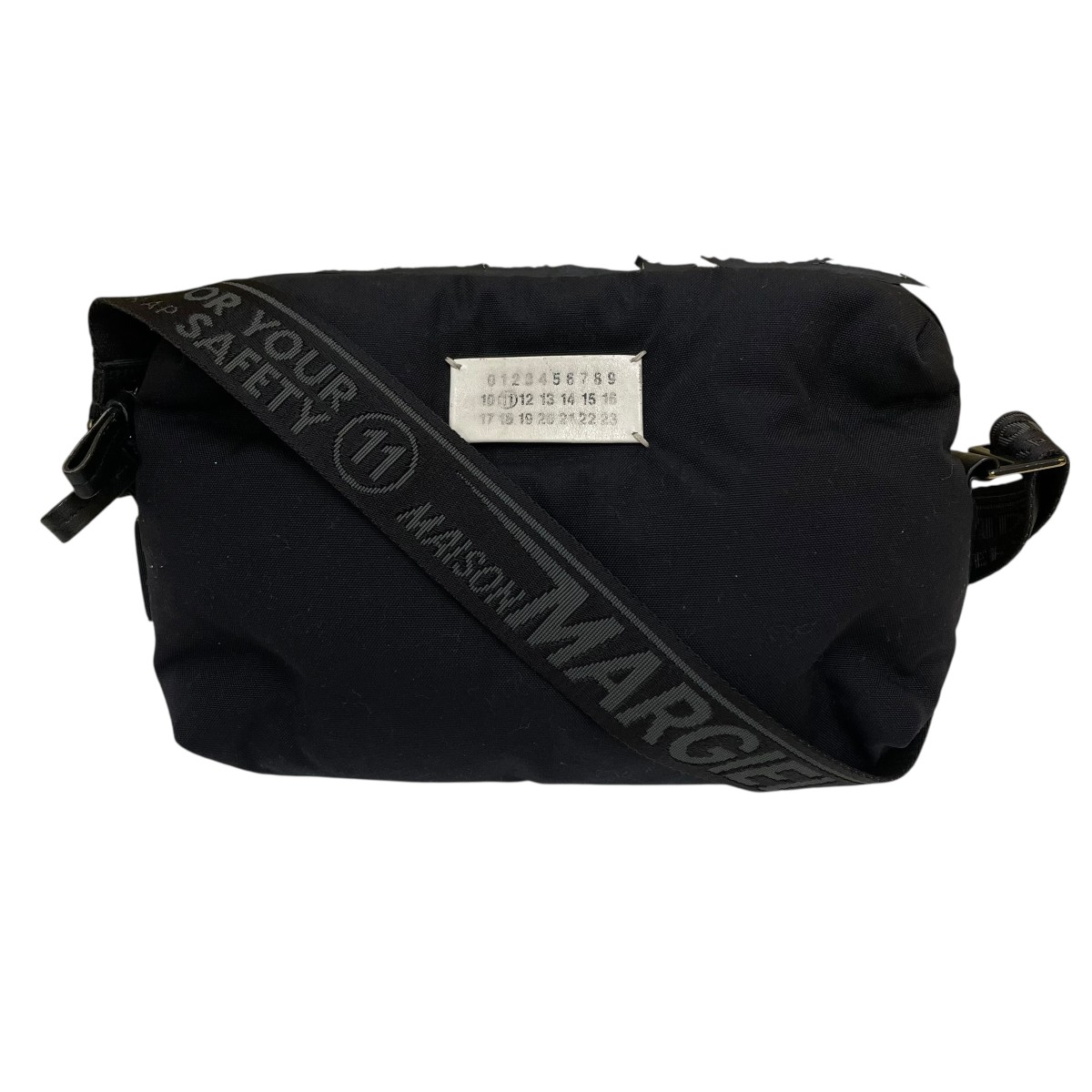 【中古】\u003cBR\u003eMaison Margiela\u003cBR\u003e19SS Glam Slam ナイロンショルダーバッグ S55WB0012 黒いこと\u003cBR\u003e【通貨価値思いなおす】