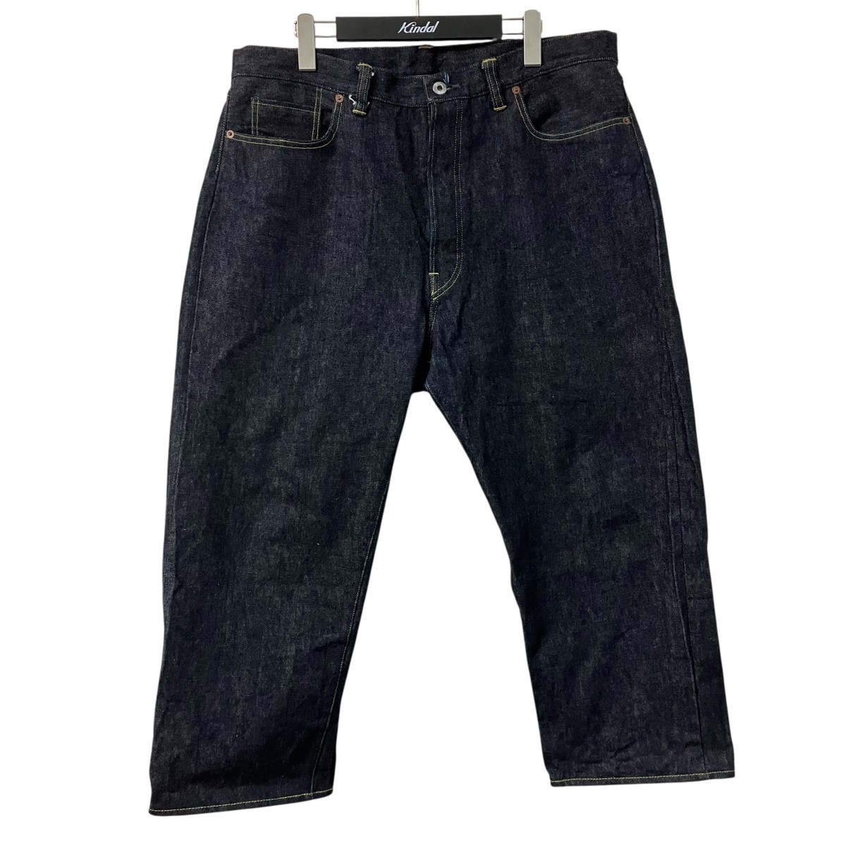 【中古】 A．PRESSE　 Washed Denim Wide Pants デニムパンツ AP 4001 インディゴ サイズ：36/28 【110326】（アプレッセ）