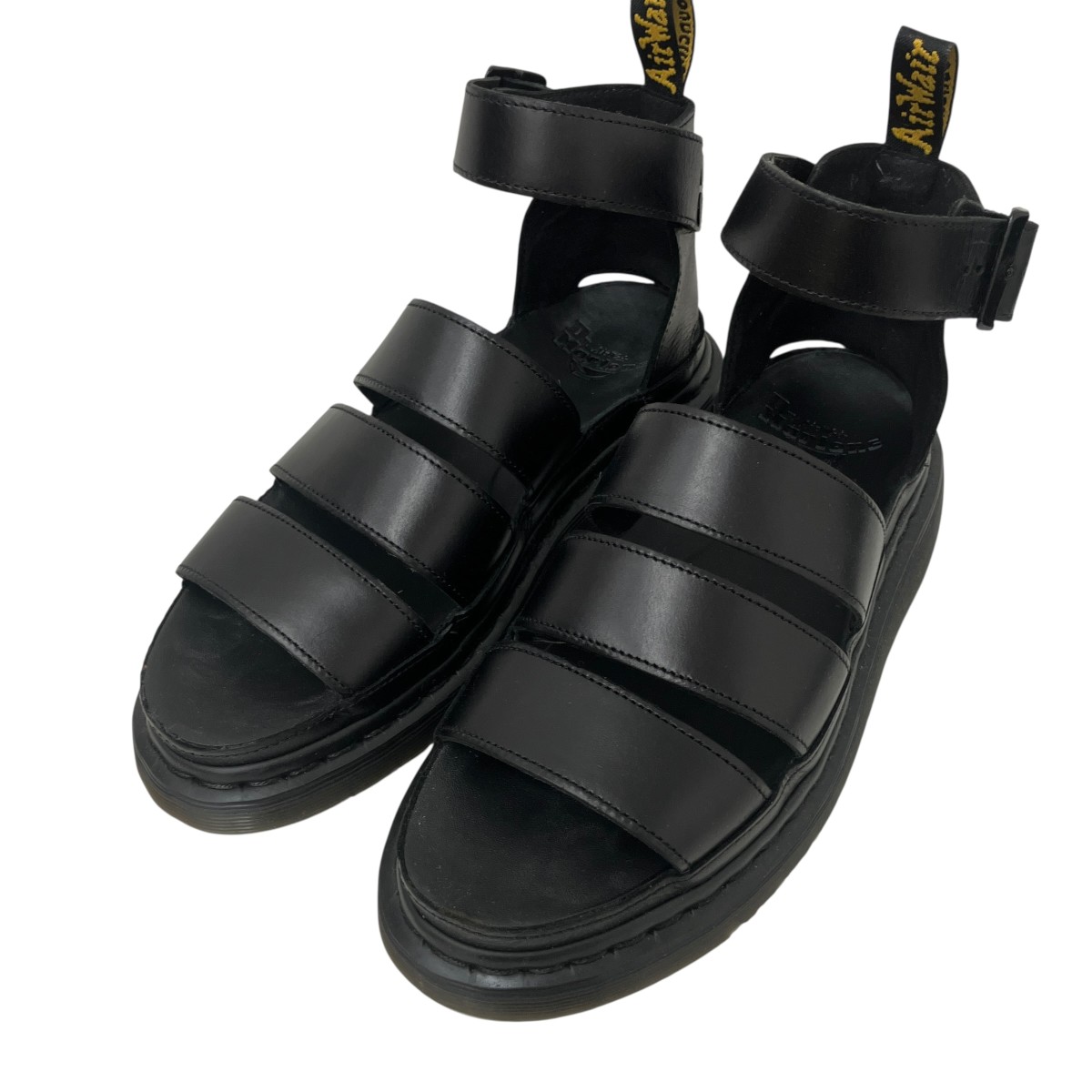 【中古】 Dr．Martens　 CLARISSA レザーサンダル 24477001 ブラック サイズ：41 【110326】（ドクターマーチン）