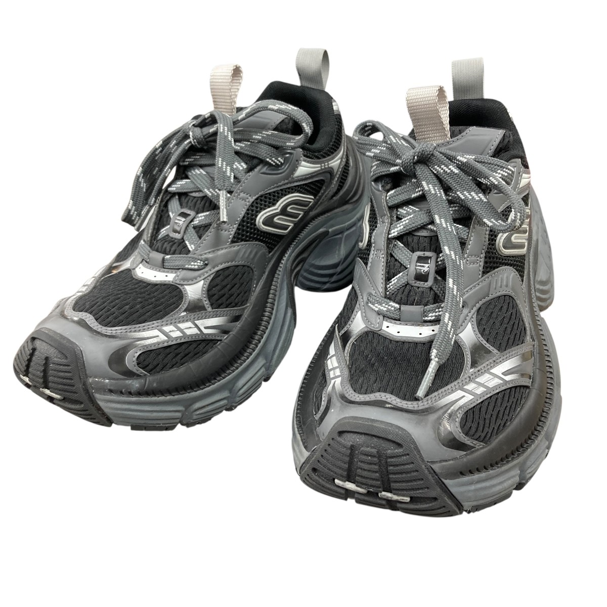 【中古】 BALENCIAGA　 6XL ローカットスニーカー グレー×ブラック サイズ：28.5 【110326】（バレンシアガ）