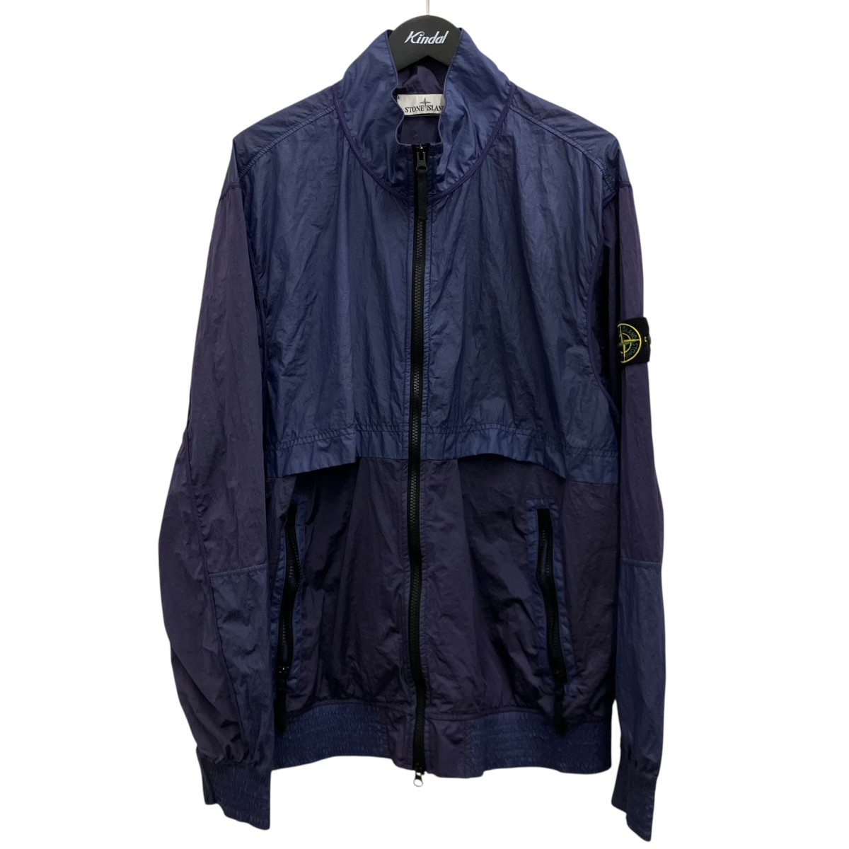 【中古】STONE ISLAND ナイロン金属元素 ライトウェイト 上衣 801541920 パープル 大きさ：XL 【110326】（ストーンアイランド）