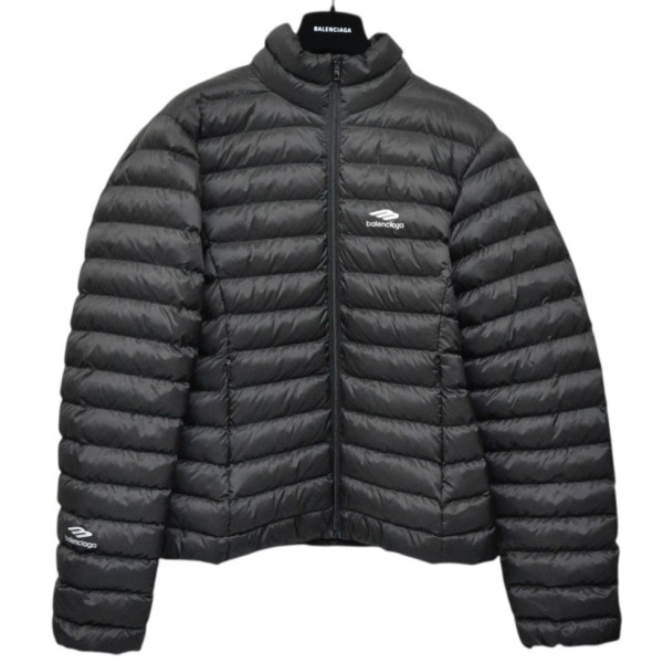 【中古】 BALENCIAGA　 2023AW　3b sports icon ski fitted puffer　スポーツアイコンスキーフィットパファージャケット　ダウンジャケット　773985 TP039 ブラック サイズ：44 【110326】（バレンシアガ）