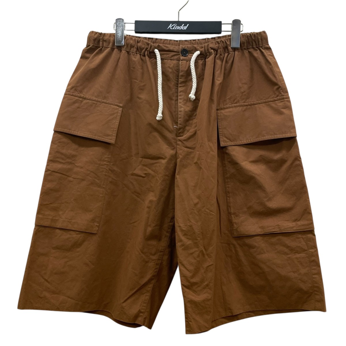 【中古】 JIL SANDER　 Drawstring Cargo Shorts カーゴショートパンツ ハーフパンツ J47KA0118 J45127 ブラウン サイズ：48 【110326】（ジルサンダー）