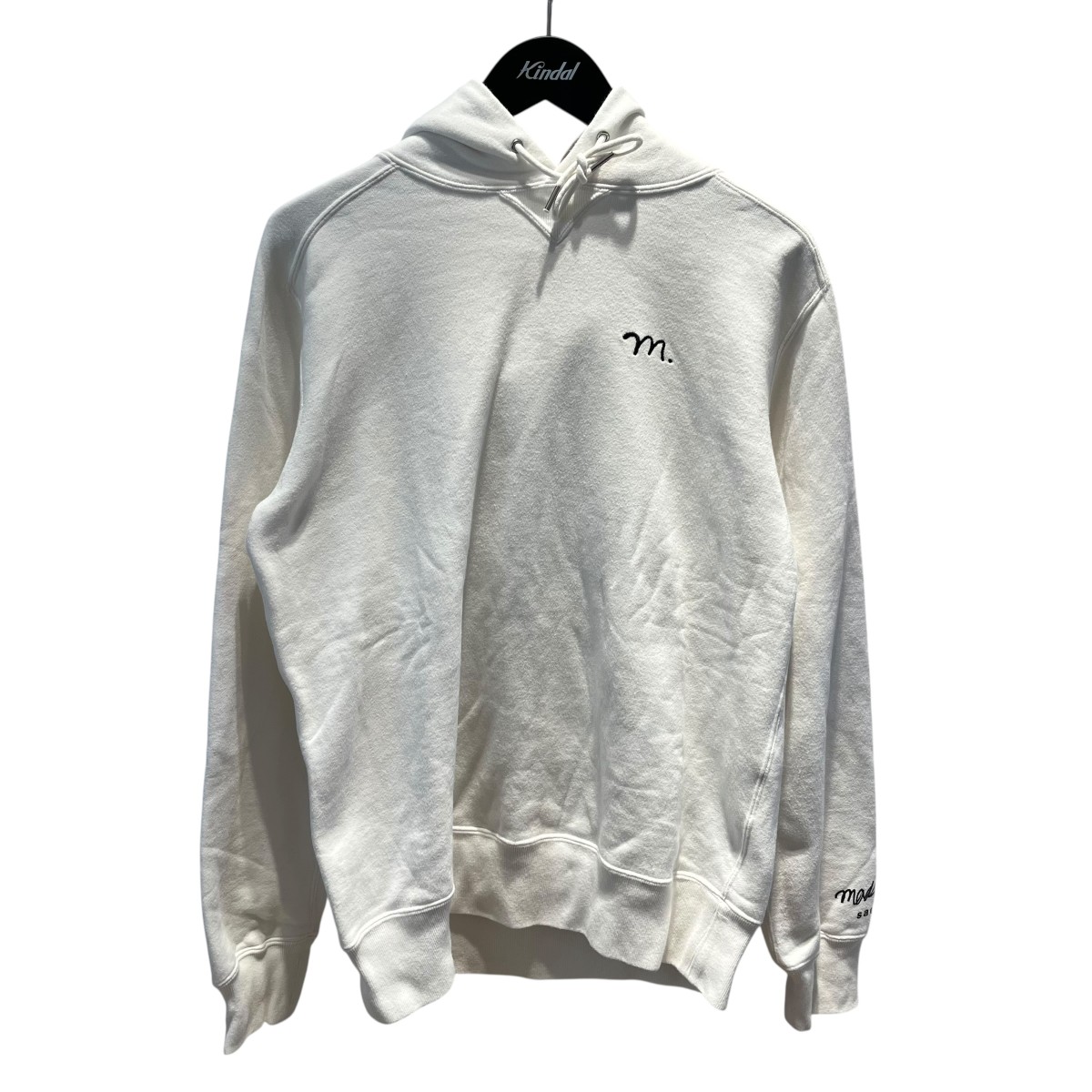 【中古】sacai×MADSAKI 22-0405S バックプリントプルオーバーパーカー ホワイト サイズ：2 【110326】（サカイ×マサキ）
