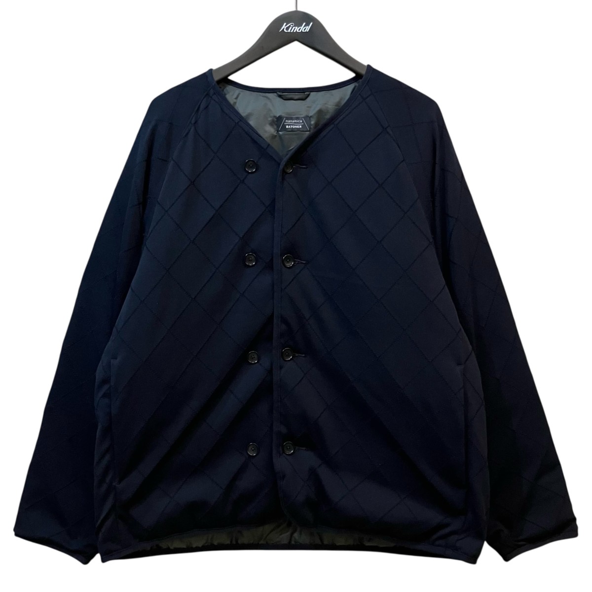 【中古】nanamica×BATONER ニットダウンカーディガン 米国海軍 大きさ：XS 【230426】（ナナミカ×バトナー）