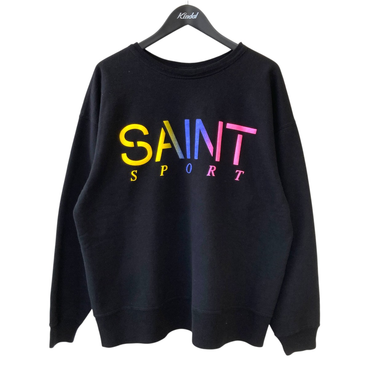 【中古】 SAINT MICHAEL CREW NECK SWET スウェットトレーナー SM-HR1-0000-044 ブラック サイズ：L 【価格見直し】 23,899円