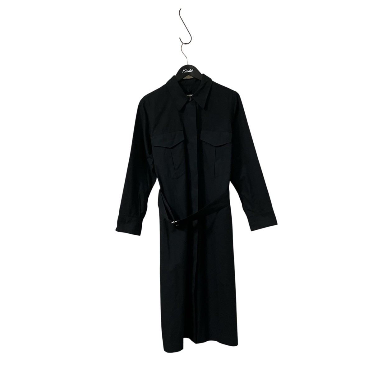 【中古】MARGARET HOWELL MATT COTTON TWILL ティーシャツ衣裳 578 2158001 黒いこと 大いさ：1 【120326】（マーガレットハウエル） レディースファッション-ワンピース