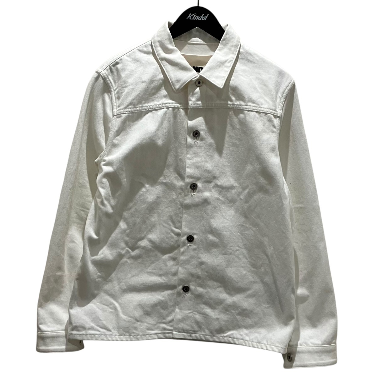 【中古】JIL SANDER+　デニムジャケット J47DL0102 ホワイト サイズ：M 【120326】（ジルサンダープラス）｜ブランド古着のカインドオル