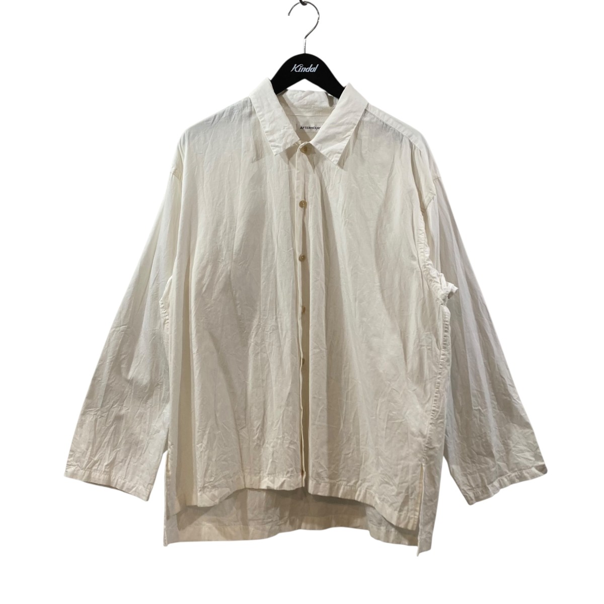 【中古】 AFTERHOURS　 長袖シャツ A008-D1SH-5520 ホワイト サイズ：3 【120326】（アフターアワーズ）