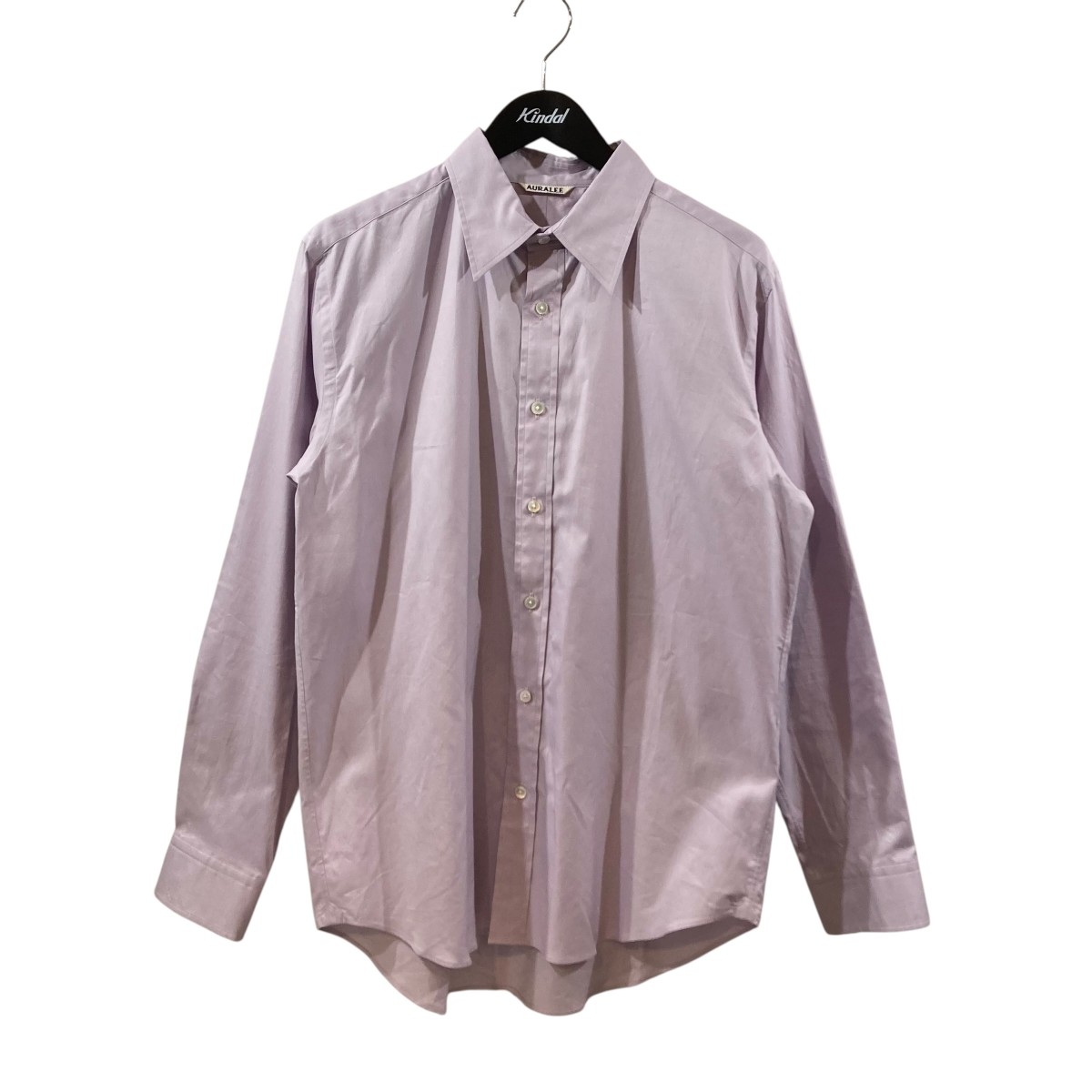 【中古】 AURALEE 25AW FINX OX CHAMBRAY SHIRT 長袖シャツ A25AS01FO ライトピンク サイズ：4 【価格見直し】 19,470円