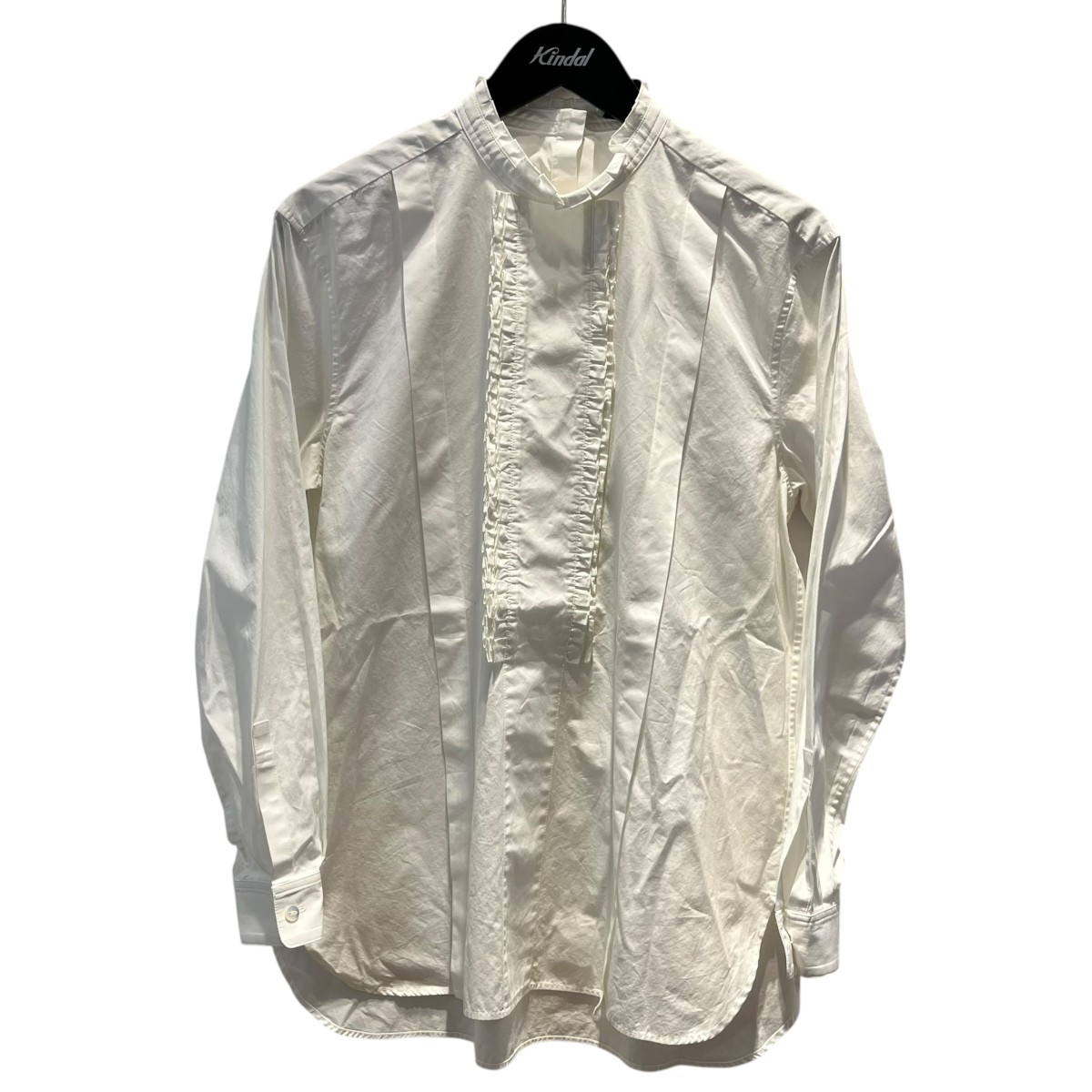 【中古】 Drawer　 フリルシャツ 6511-299-0481 ホワイト サイズ：36 【120326】（ドゥロワー）