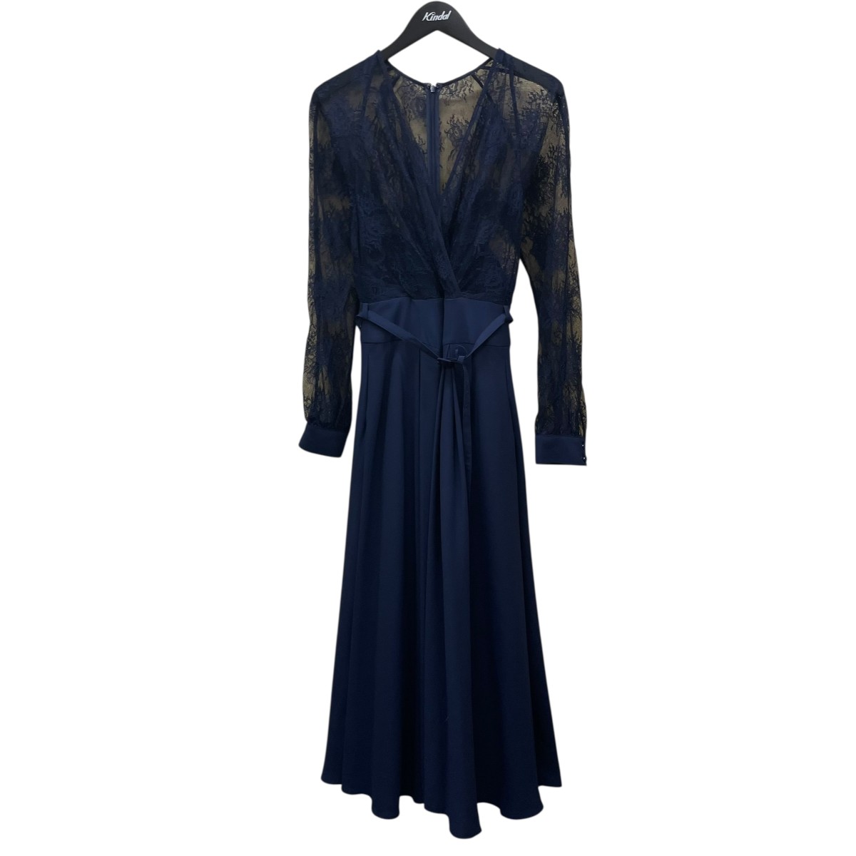 【中古】 AMERI　 LADY LACE VEIL DRESS 長袖ワンピース 02920540780 ネイビー サイズ：M 【120326】（アメリ） 5,663円