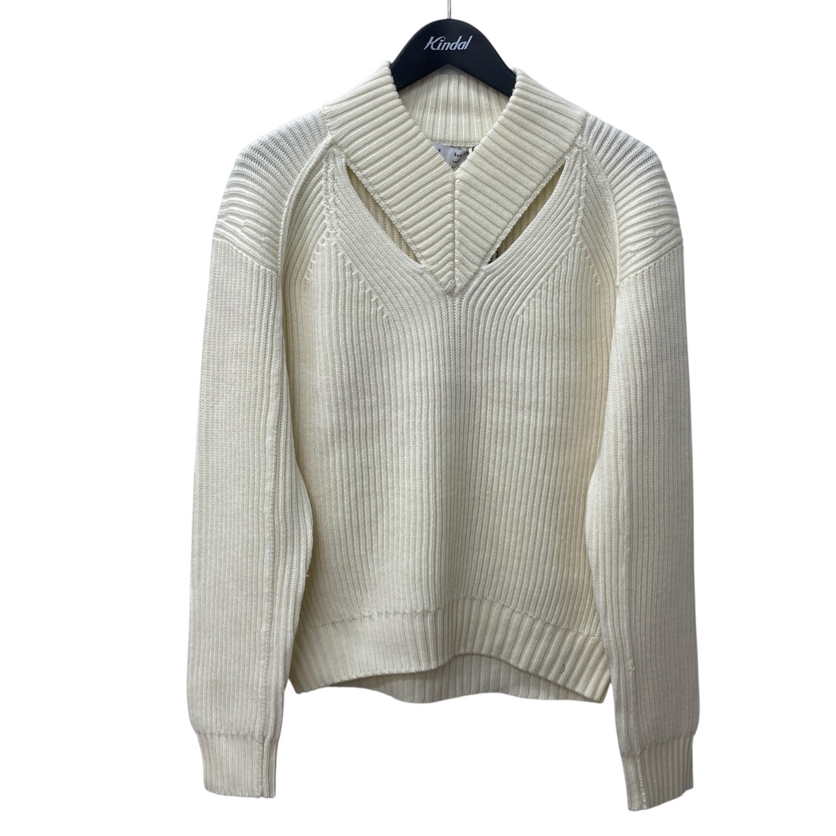 【中古】 Proenza Schouler　 Vネックニット ホワイト サイズ：S 【130326】（プロエンザスクーラー）
