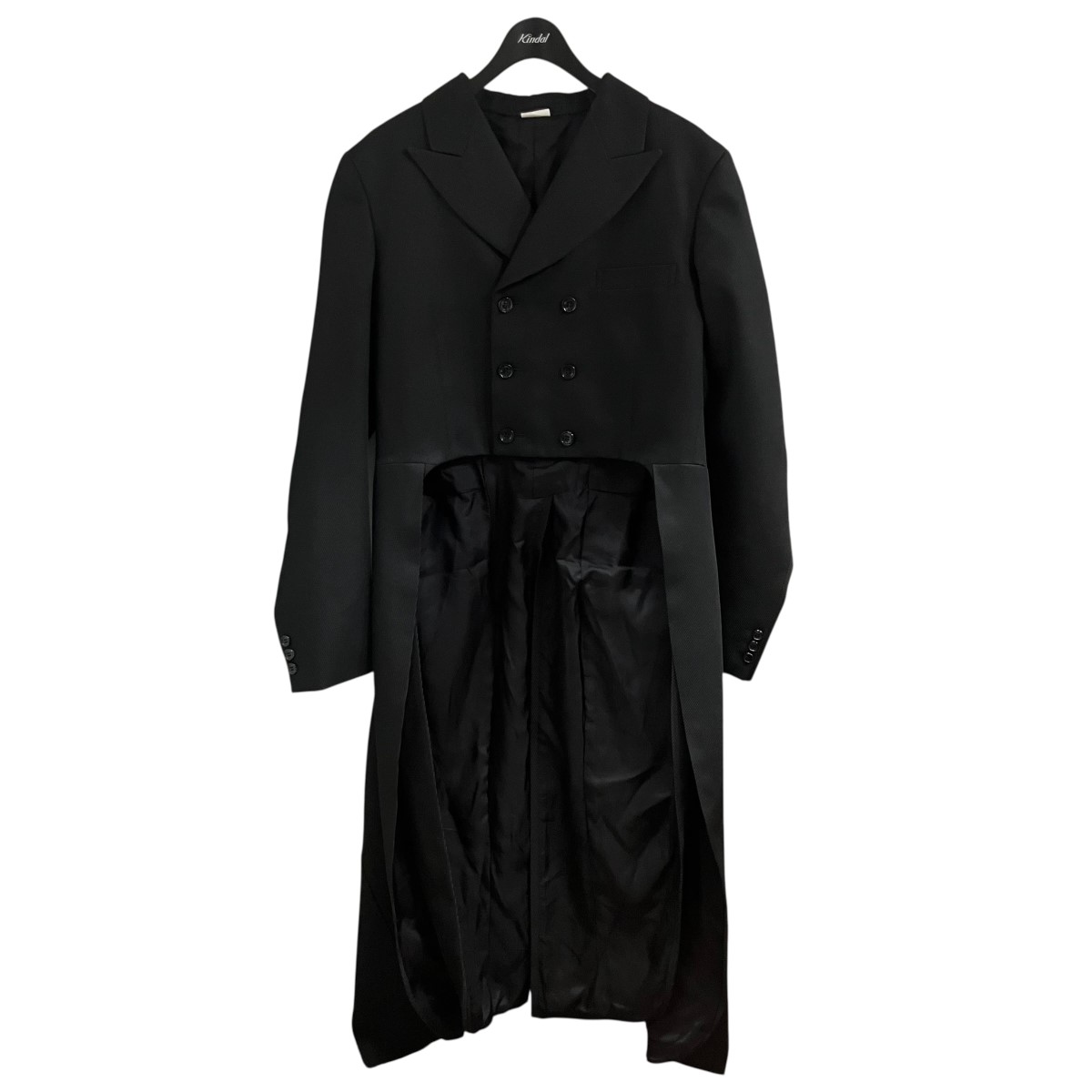 【中古】 COMME des GARCONS HOMME PLUS　 テーラードジャケット ブラック サイズ：L 【130326】（コムデギャルソンオムプリュス）