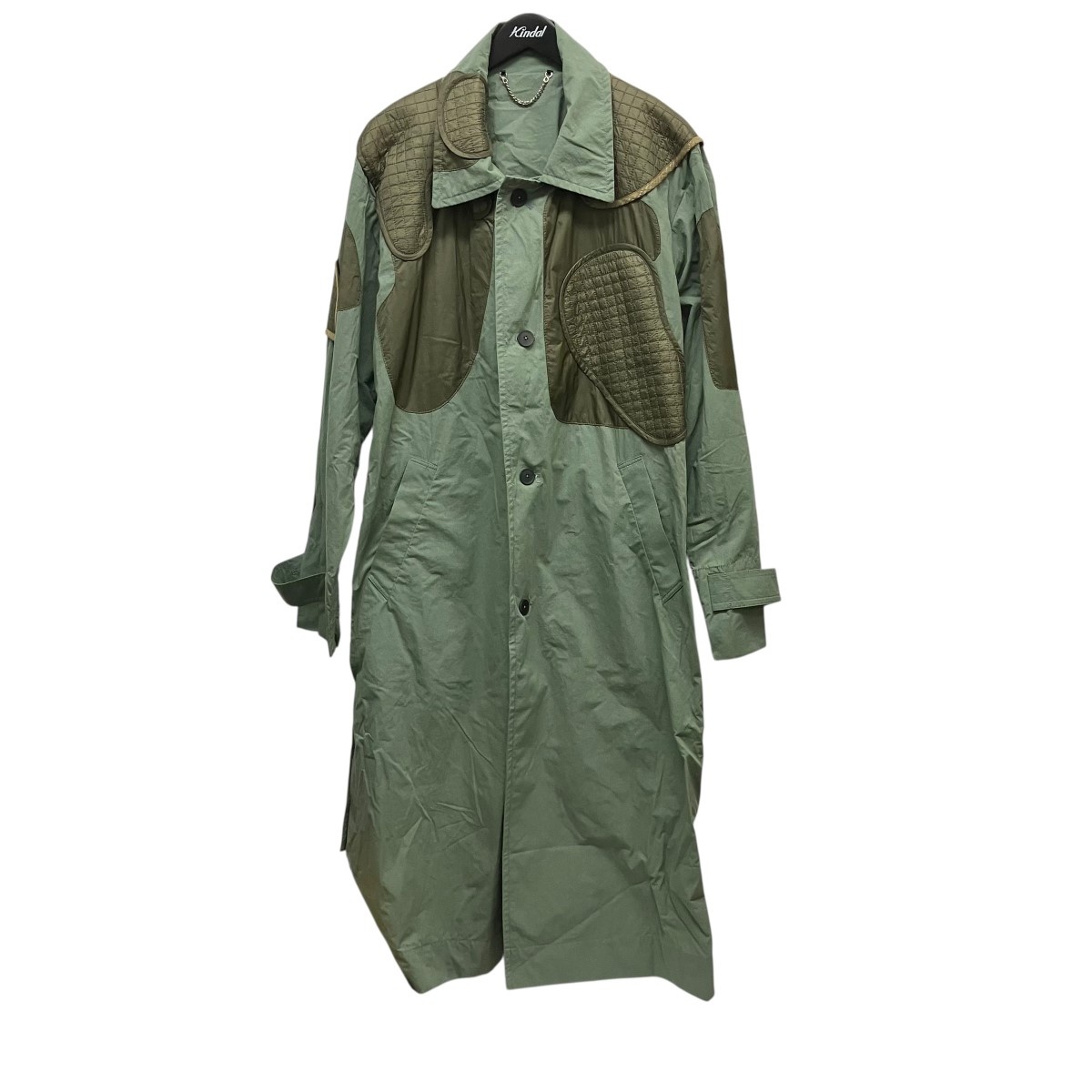 【中古】CRAIG GREEN Utility Patch Trench ナイロン厚地の外套 オリーブ 大きさ：S 【130326】（クレイグ緑であること）