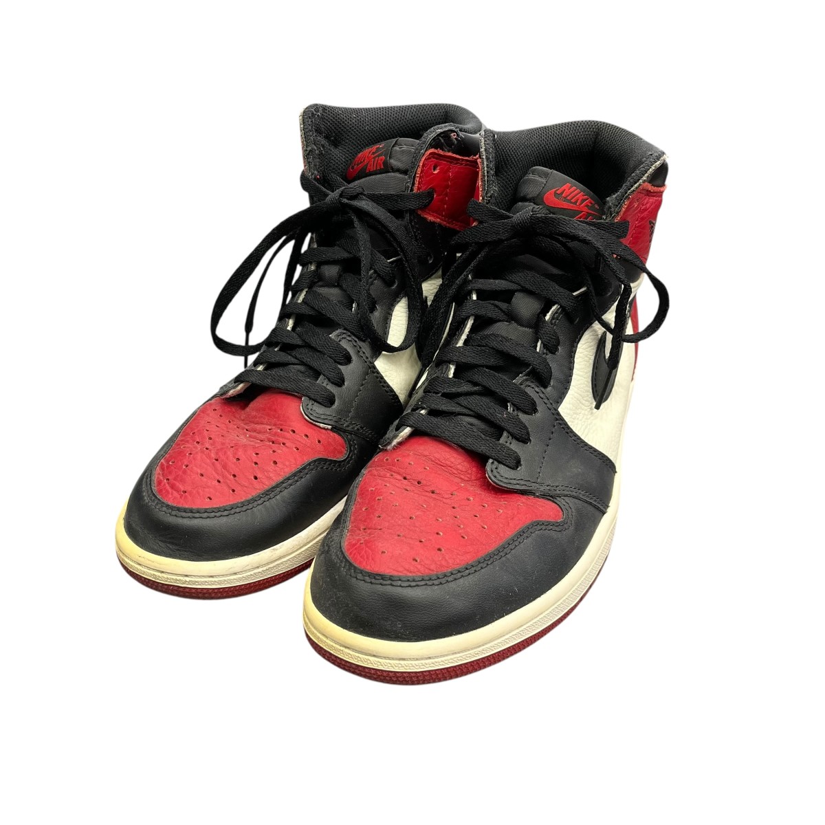 【中古】 NIKE　 AIR JORDAN 1 RETRO HIGH OG ハイカットスニーカー 555088-610 レッド×ブラック サイズ：28cm 【130326】（ナイキ）