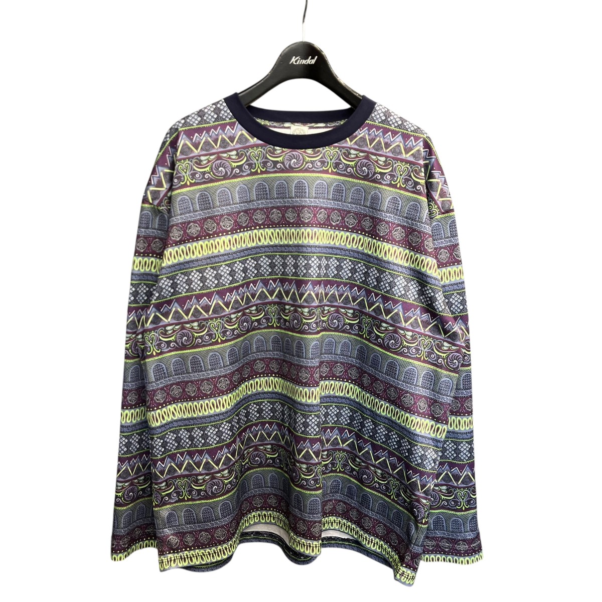 【中古】 The DUFFER N NEPHEWS　 ロングスリーブカットソー 147809 DN1102C2 ネイビー サイズ：M 【120426】（ザ ダファーアンドネフューズ）