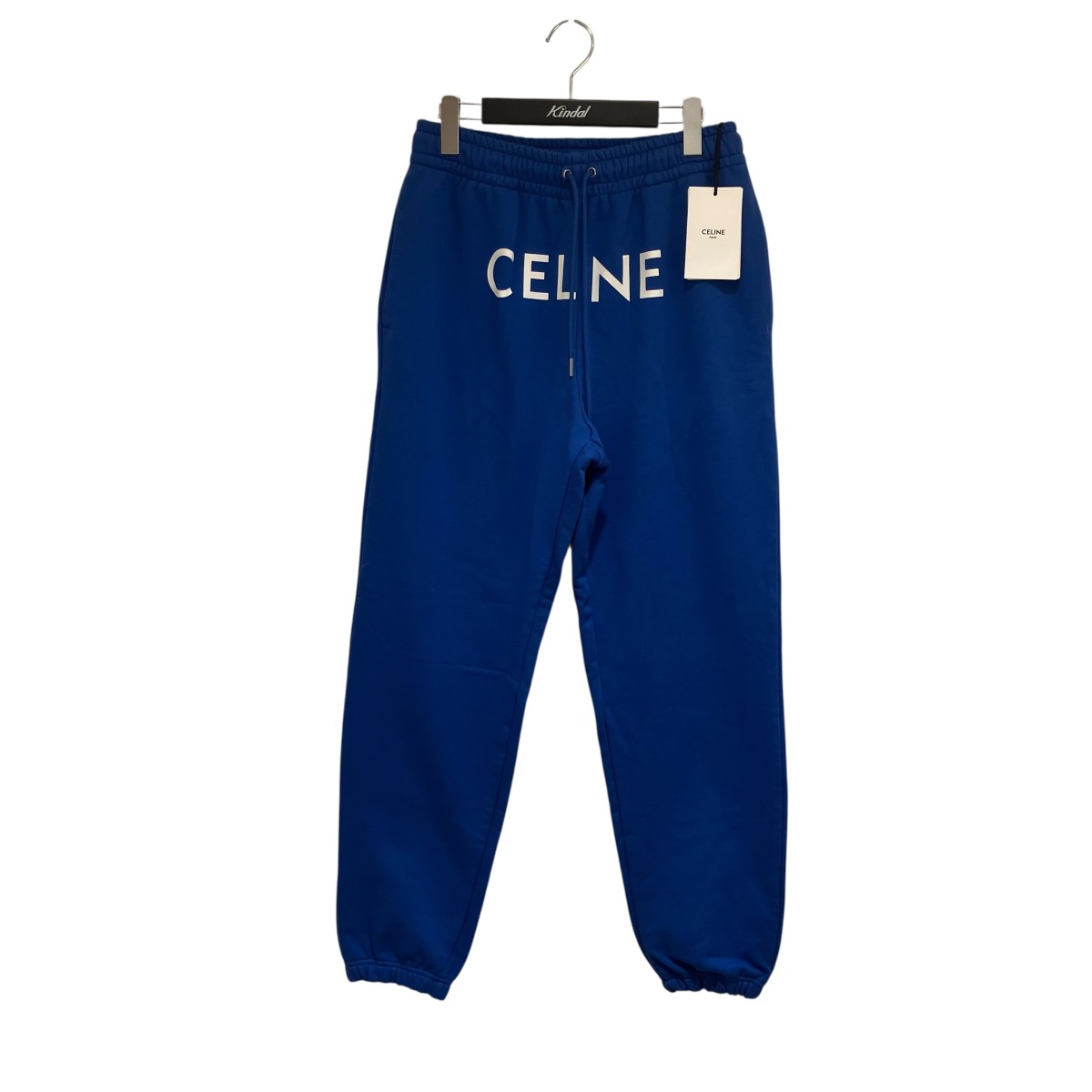 【中古】 CELINE　 21SS ルーズジョガーパンツ スウェットパンツ 2Z056052H ブルー サイズ：L 【130326】（セリーヌ）