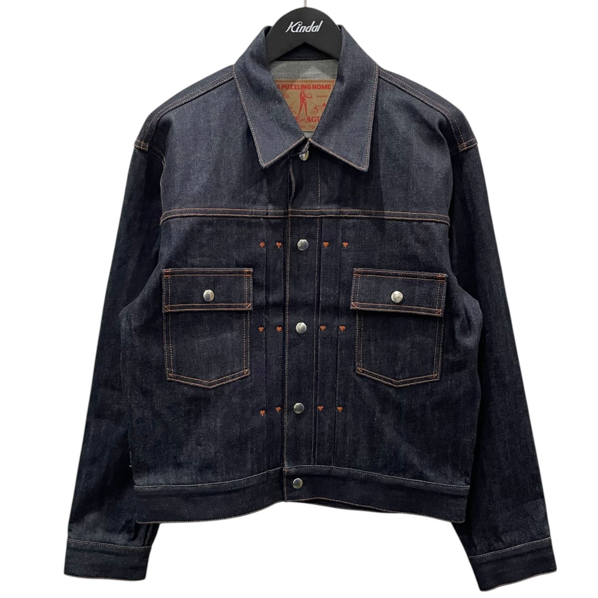 【中古】 A PUZZLING HOME　 25AW デニムジャケット S．O．A DENIM JACKET 25aw-010(IND) インディゴ サイズ：38 【140326】（パズリングホーム）