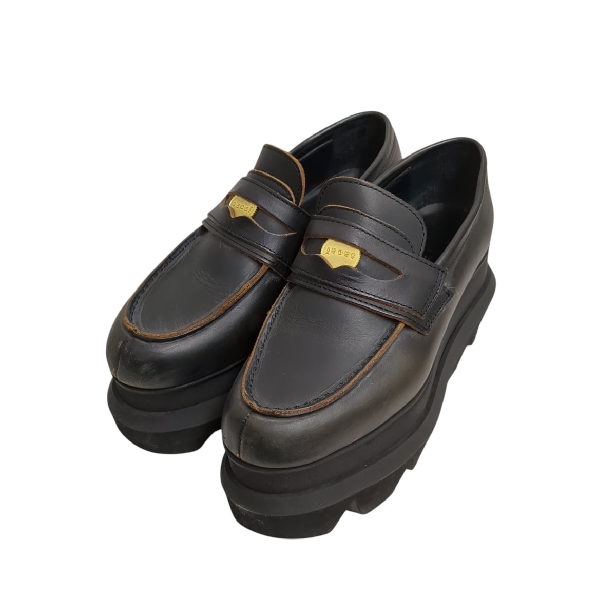 【中古】 sacai　 ローファー 21-05486 ブラック サイズ：36 【140326】（サカイ）